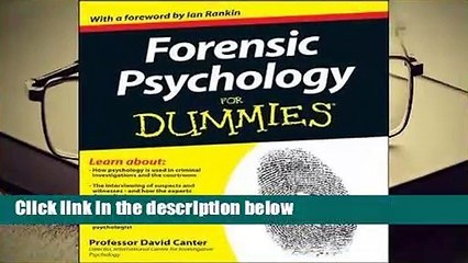 Forensic Psychology for Dummies