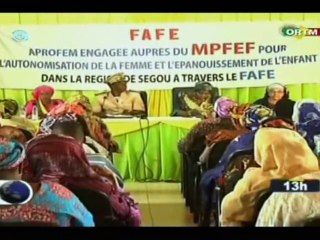 ORTM - Atelier sur le Fonds d’autorisation de la femme et l’épanouissement des enfants FAFE à Ségou