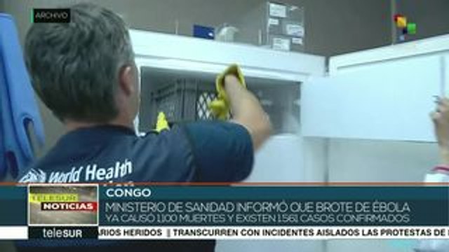 Nuevo brote de ébola en el Congo ha dejado más de mil 100 muertos