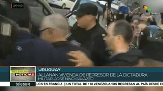 Allanan domicilio de represor de la dictadura en Uruguay