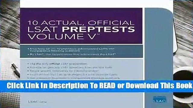 Online 10 Actual, Official LSAT Preptests Volume V: (preptests 62-71): 5 (Lsat Series) For Free