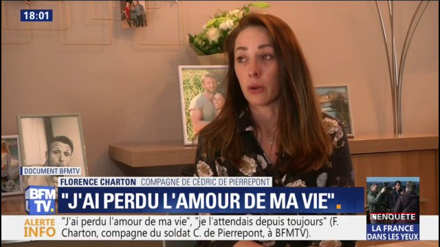 J'étais prête à l'absence, mais pas à le perdre L'émotion de la compagne du soldat Cédric de Pierrepont