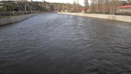 Kura Nehri Sağanak Nedeniyle Taştı