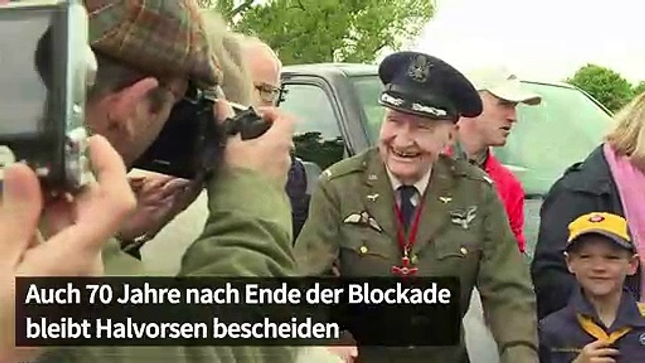 Rosinenbomber-pilot halvorsen: "wir waren nicht die helden"