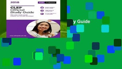 Full E-book  CLEP Official Study Guide 2018  Best Sellers Rank : #5