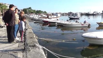 Silivri'de Deniz Turuncuya Büründü - İstanbul