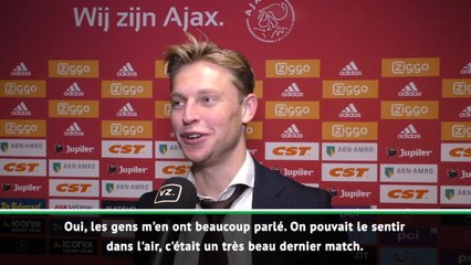 Ajax - De Jong : ''Tottenham ? La plaie est encore ouverte''