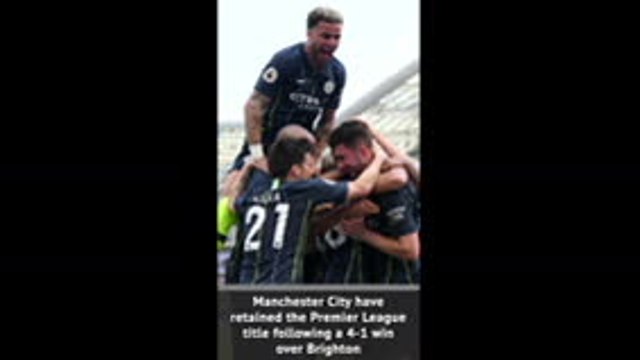 BREAKING: Manchester City retain Premier League title