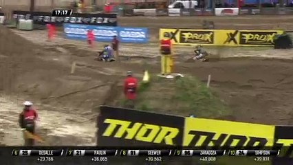 Tim Gajser Crash - Monster Energy MXGP of Lombardia 2019