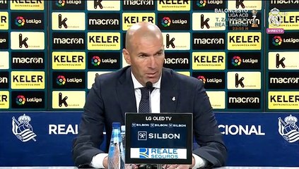 Zidane: "¿Bale? Está claro lo que he hecho este fin de semana"