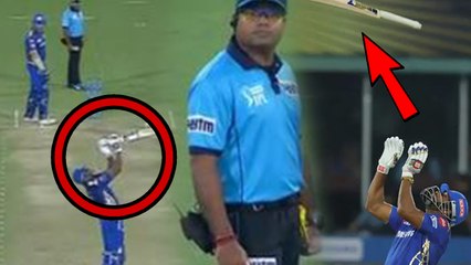 IPL 2019 FINALS CHENNAI VS MUMBAI | போட்டி நடுவரிடம்  அட்டகாசம் செய்த பொல்லார்டு!!