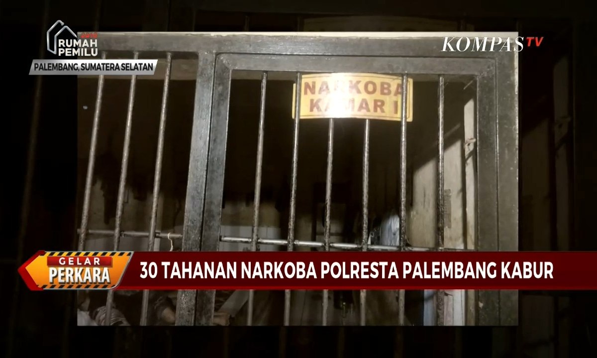 Terungkap! Fakta Baru Kaburnya 30 Tahanan di Mapolresta Palembang