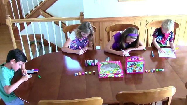 SHOPKINS OLYMPICS! Color Me in Cards! Diving for Shopkins! Pop 'N' Race Game!