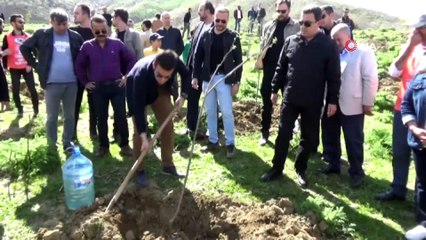 Yüksekova’da anneler günü etkinliğinde fidan dikimi