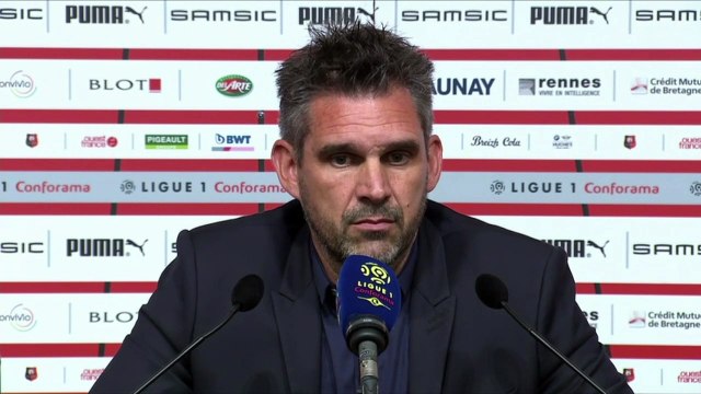 La réaction de Jocelyn Gourvennec après Rennes - Guingamp (1-1)