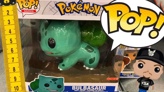 POKEMON BULBASAUR FUNKO POP 10 INCH FUNKO POP TARGET EXCLUSIVE DETAILED LOOK REVIEW - PIKACHU DETECTIVE MOVIE