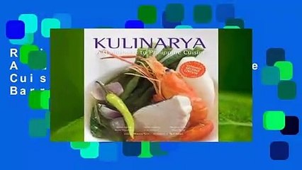 Review  Kulinarya, A Guidebook to Philippine Cuisine - Glenda Rosales Barretto