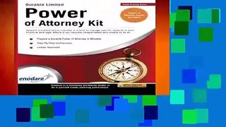 Durable Limited Power of Attorney Kit