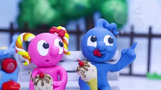 CLAY MIXER: STREET VEHICLE CAR STACK Play Doh Cartoons