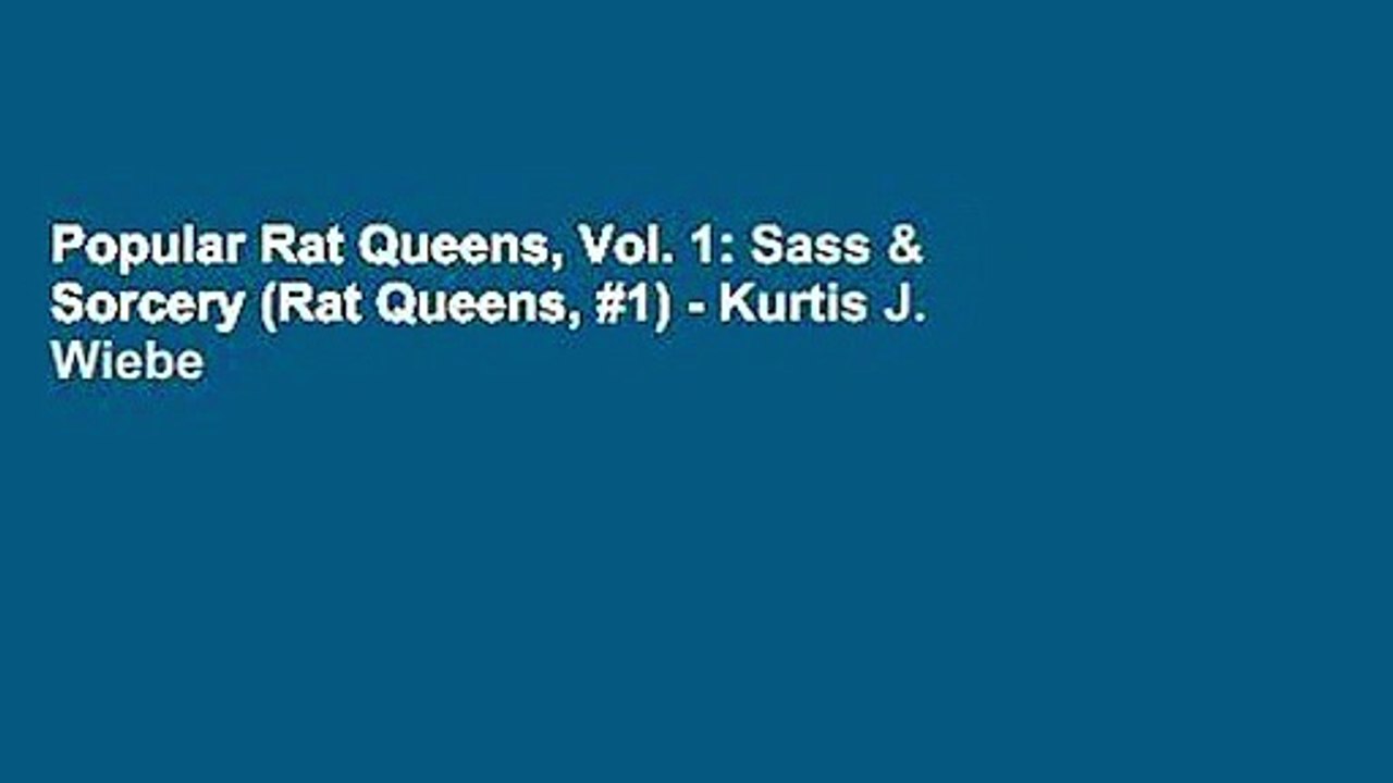 Popular Rat Queens, Vol. 1: Sass & Sorcery (Rat Queens, #1) - Kurtis J. Wiebe