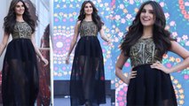 Tara Sutaria walks the ramp for Ritu Kumar summer collection; Watch video | FilmiBeat