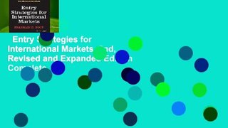 Entry Strategies for International Markets, 2nd, Revised and Expanded Edition Complete