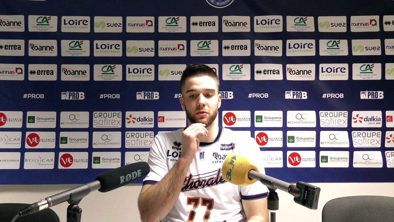 2018/19 Réactions Roanne après Chorale - Blois (84-78, ProB J32)