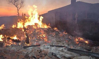 Çorum'da 11 ev kül oldu