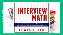 Best product  Interview Math: Over 50 Problems and Solutions for Quant Case Interview Questions -
