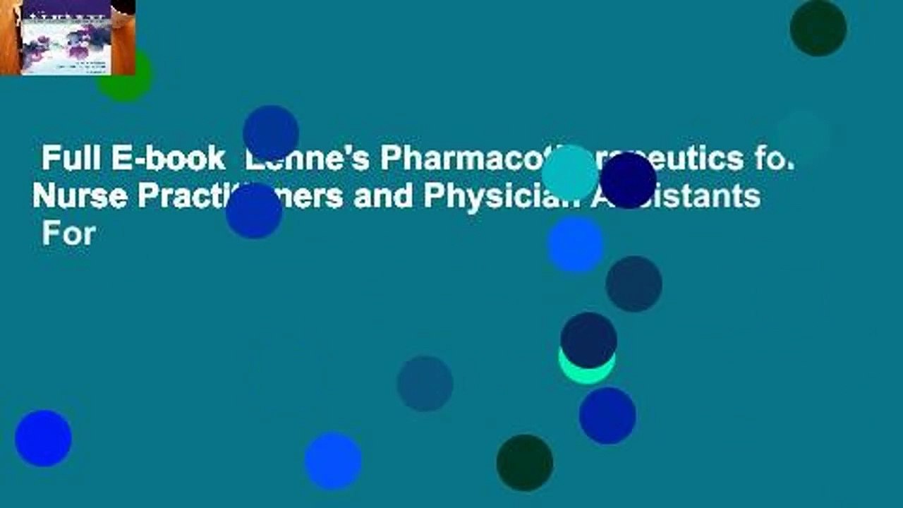 Full E-book  Lehne's Pharmacotherapeutics for Nurse Practitioners and Physician Assistants  For