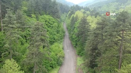 Baharla Birlikte Yeşeren Kazdağları Havadan Görüntülendi