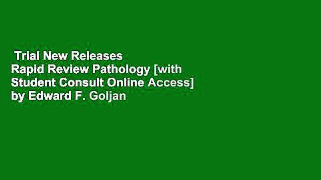Trial New Releases Rapid Review Pathology [with Student Consult Online Access] by Edward F. Goljan