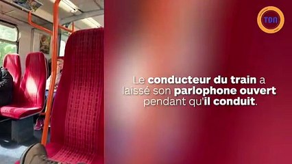 Le conducteur d’un train regarde un film pour adultes et diffuse le son dans les haut-parleurs du train par inadvertance !