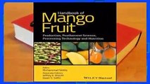 Full E-book  Handbook of Mango Fruit: Production, Postharvest Science, Processing Technology and