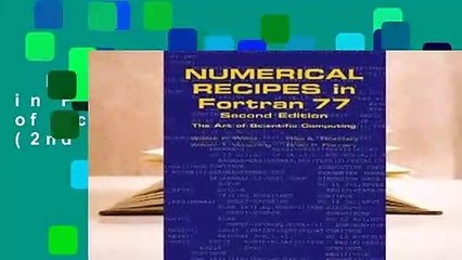 Numerical Recipes in FORTRAN: The Art of Scientific Computing (2nd Edition) Complete