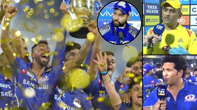 IPL 2019 Final : Sachin Tendulkar And Others Reacts On Mumbai Indians Victory || Oneindia Telugu
