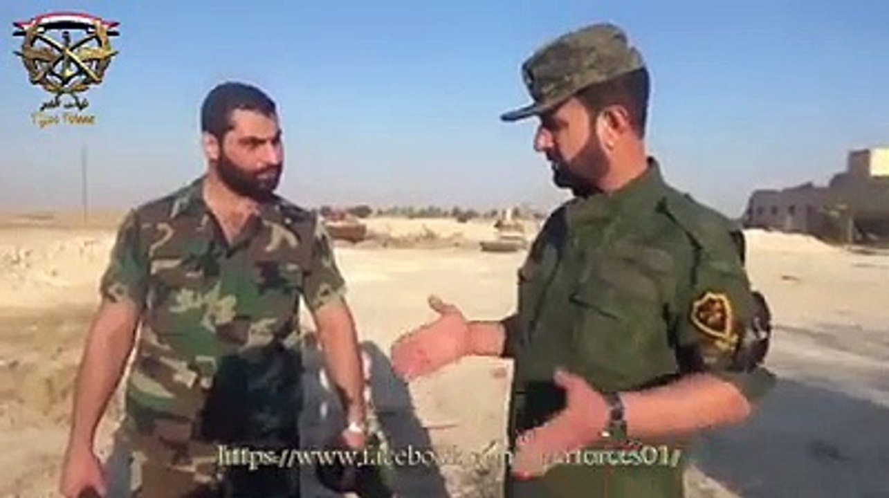 "خطبة دينية" لـ سهيل الحسن إلى قادة مجموعات ميليشياته! (فيديو)