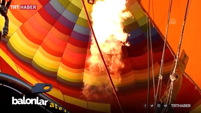 Jandarma paraşüt timi sıcak hava balonundan atladı