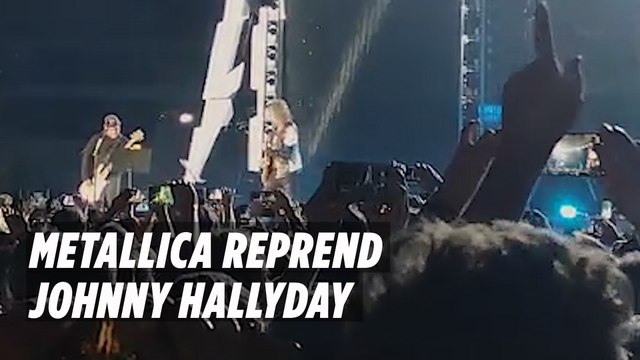 Metallica reprend «Ma gueule» de Johnny Hallyday