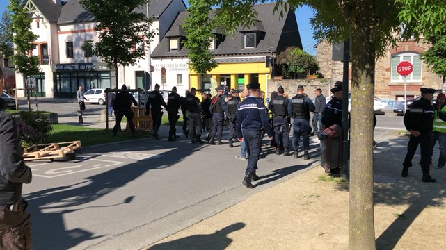 Les arbres de l’allée verte abattus pour construire la gare scolaire