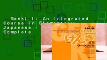 Genki I: An Integrated Course in Elementary Japanese - Workbook Complete