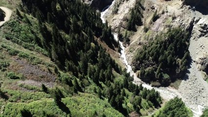 AA muhabirini arama çalışmaları devam ediyor (Drone) - BAYBURT