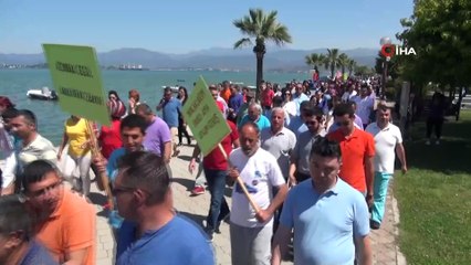 Fethiyeli engellilerden anlamlı yürüyüş