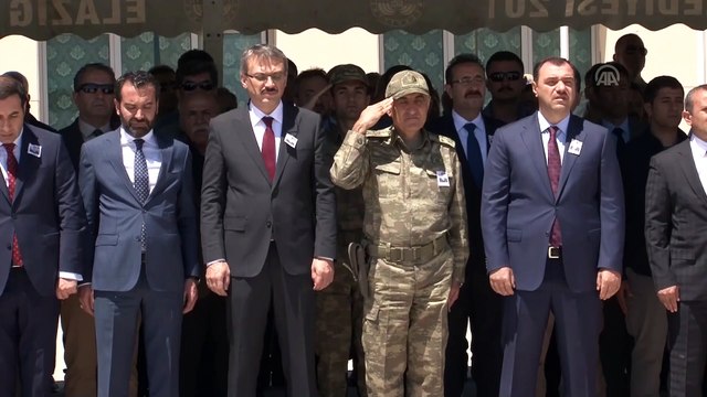 Şehit asker için tören - ELAZIĞ