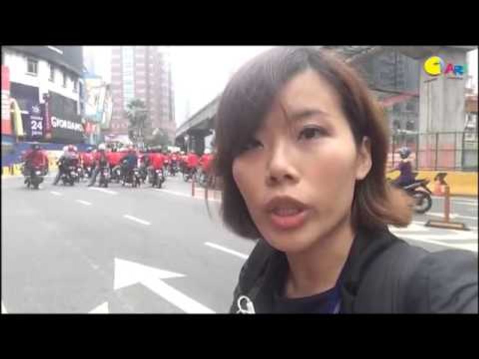 【916红衫大集会 现场直击】红衫军摩哆进城 隆市开始“红化”