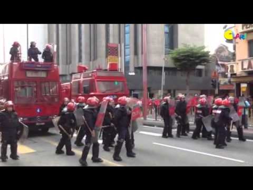 Petaling Street, FRU Bertindak Simbah Peserta 'Baju Merah'