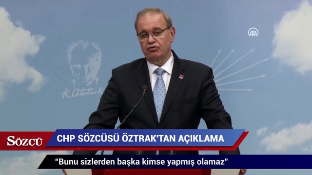 Öztrak: Bunu sizlerden başka kimse yapmış olamaz