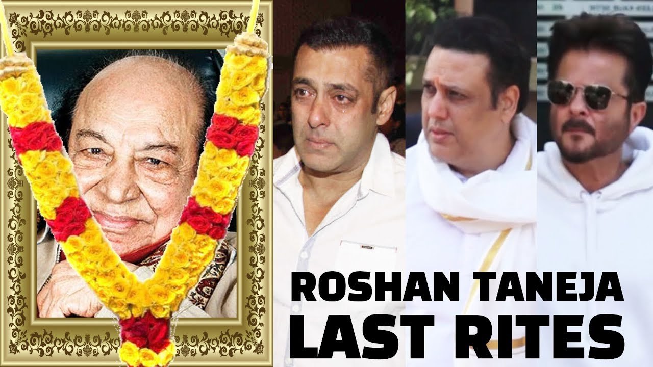 Bollywood Celebs PAYS Their LAST RESPECT To Acting Teacher Roshan Taneja - Salman Khan, Govinda,Anil