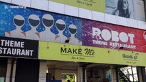 High-tech restaurant in south India uses robots instead of waiters