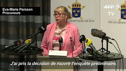 Suède:la justice relance les poursuites pour viol contre Assange